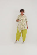 'Livia' Bluse-Tunika – let, figursmigrende & kunstnerisk mønstret